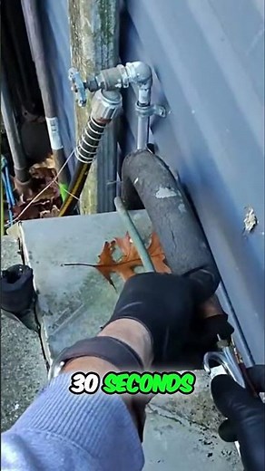 HVAC System Flushing: Quick Guide to CleanShot and Safe Practices #shorts