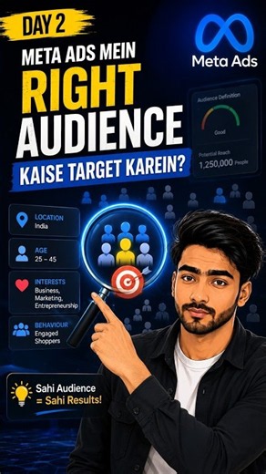 How to Target the Right Audience with Meta Ads | Day 2 – Audience Targeting