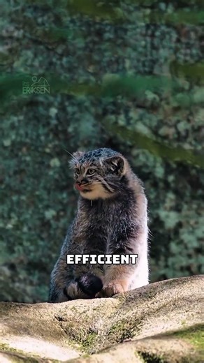 The Most Unique Wild Cat You’ve Never Seen 🐱 #pallasscat #wildcat #cute #animals #wildlife