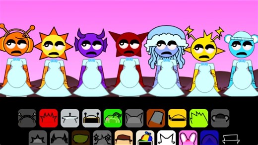 Sprunki_ 夺回人类 Mroona 和 Wyrum - 每个人都变得像 Mroona x Wyrum 一样