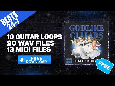 FREE Guitar Samples - Free Guitar Sample Pack, Acoustic Guitar Loops Electric "Godlike Guitars"