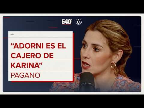 “Adorni se enamoró del poder” Marcela Pagano con O’Donnell y Tenembaum