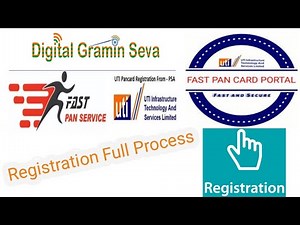 UTI Fast PAN Card registration full process !! Digital Gramin Seva