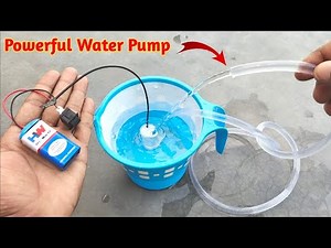 Mini Powerful Water Pump 3-9 volts (Unboxing & Testing)