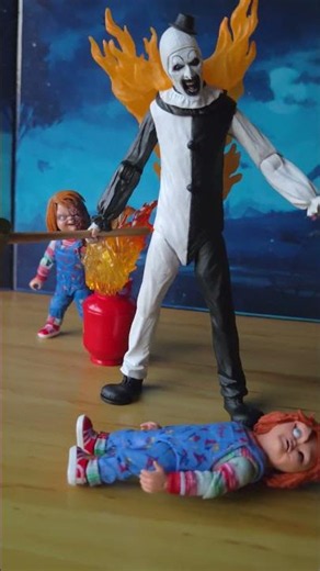Chucky Vs Art The Clown | NECA Horror Figure Setup 🔥😱