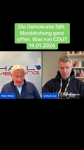 Die Demokratie fällt: Morddrohung gegen CDU und ihre Reaktion