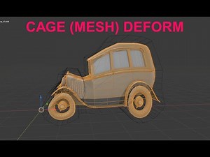 SketchN'Carve Tutorial: CAGE (Mesh) Deform
