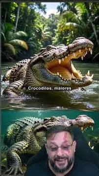Crocodile vs. Alligator @bichosaventura #biologohenrique #animals #smartanimal #biologist