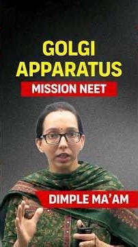 Golgi Apparatus made easy! High-yield NEET Biology in minutes. #MissionNEET
