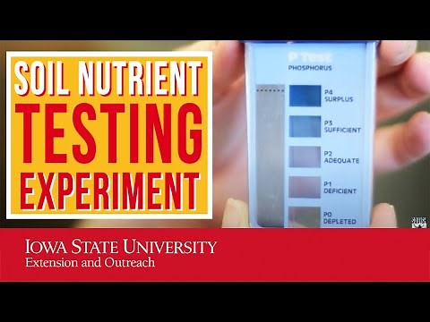 Soil Nutrient Testing Experiment