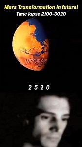 Mars in Next 1000 years!☠️ #mars #transformation #elonmusk #SpaceX #planet #viral #reel | X InfoBernz
