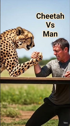Cheetah Vs Man #animals