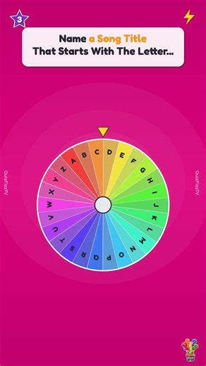 Name a Band, Singer or Song 🎵 | Alphabet Wheel Quiz