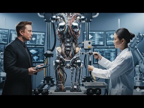 Elon Musk’s Robot Creation Lab | Inside a Lifelike Female Android Build (Part 1)