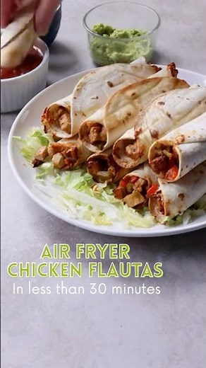 The Best & Easiest Air Fryer Chicken Flautas Recipes For Family Dinner Night
