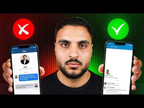 Good Linkedin Cold Dms VS Bad Linkedin Cold Dms