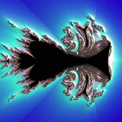 Sidewalk Mandelbrot + Tricorn = perpendicular? ✦ Fractal Animation ✦
