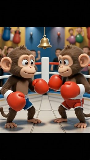 Now that's Monkey Boxing business! #brainrot #shorts #animation #nocontext #weirdcore