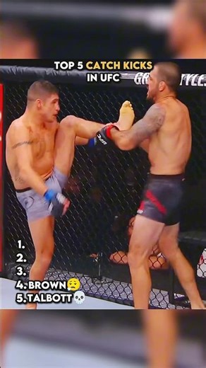 Top 5 catch kicks in UFC