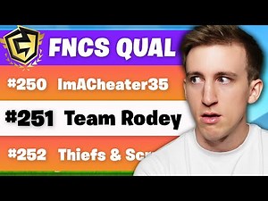 Cheaters STOLE my FNCS Qual..