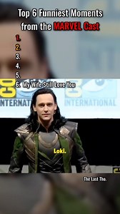 Top 6 Funniest Moments from the MARVEL Cast. 😭 #funnymoments #avengers #mcu #fblifestyle #Loki | AZMediaOfficial