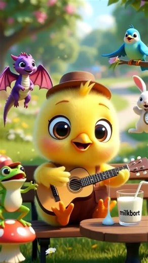 Dudi Dudi Dum Dum| Cute Yellow Chick 🐥 Subscribe For More ✨ #cute #chick #viral #shorts #dudidudidam