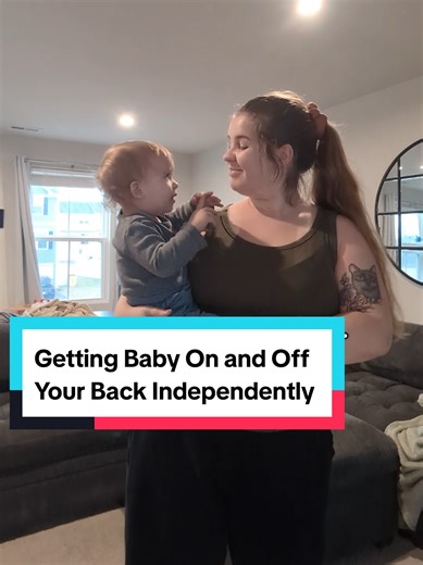 Replying to @melissazemanI sure can help! Here are three ways total- one with the carrier panel already up, in the case of mobility issues that make it hard to reach and bring the panel up baby's back when you're alone. The other two ways you'll have to get baby situated, then reach for your arm straps and bring your panel up and your arms through the straps. I highly recommend practicing on your knees over your bed or couch until you feel both comfortable and confident moving your baby from fro