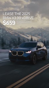 Lease the 2025 BMW X3 30 xDrive for $659 per month for 39 months with $5,189 due at signing through April 30th. | BMW USA | Facebook