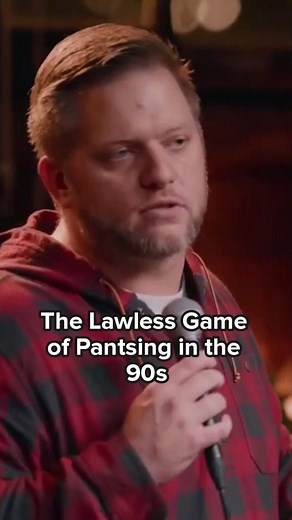 TheBoobtube on Instagram: "The Lawless Game of Pantsing in the 90s @ #90skids #millennials #standupcomedy #DerrickStroup"