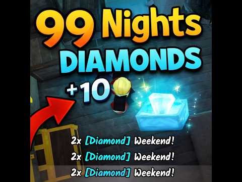 How to Farm Diamonds FAST in 99 Nights (Stronghold Under 1 Minute)