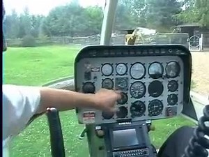 Bell 206 Jet Ranger start up and take-off