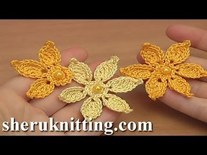 How to make Easy Crochet Flowers