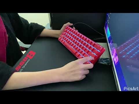 GK61 UNBOXING!- Red Edition/Gateron Optical Blue Switches