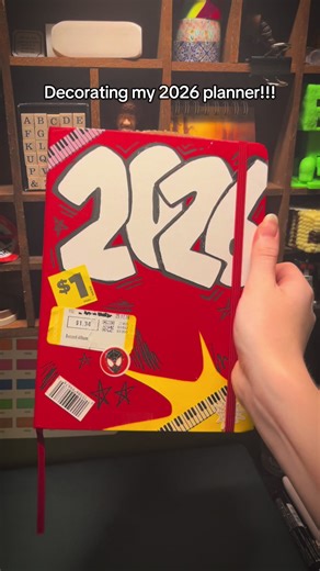 I haven’t used a planner for a while so I thought it’d be fun to try using one again!! #artistsoftiktok #arttok #planner #art #plannertok