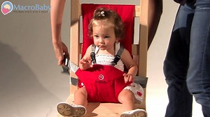 1.8K views · 19 reactions | A portable baby seat for your little bundle, this ingenious harness securely straps to adult chairs to instantly accommodate children five months old through their toddler years. Designed with a five-point safety harness and fully adjustable straps, this streamlined device makes feeding on-the-go safe and simple. bit.ly/MacroBaby_BambinOz | Macrobaby | Facebook