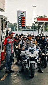 Oknum polisi arogan serobot antrian SPBU ‼️😱 #reels #viral #spbu | Paramedis army