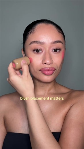 high blush placement for the win #blushhack #blushplacement #beautytok