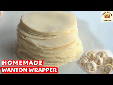 HOMEMADE WANTON, SIOMAI, DUMPLING WRAPPER RECIPE