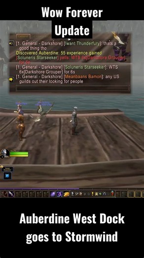 Today I learned Auberdine has a Boat to Stormwind - WoW Forever #wowforever #wow