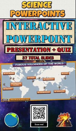 Famous World Volcanoes Powerpoint #volcanoes #middleschoolscience #earthscience