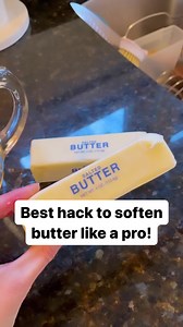 Quick & easy butter softening technique 🙌🏼 #creativefood #homehacks #tipsandtricks #butter #yummyfood | Randy & Mandy