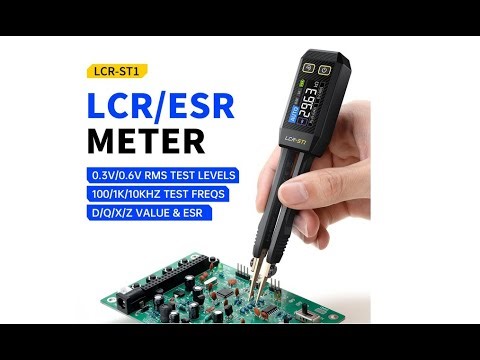 FNIRSI Mini Smart SMD Tester/Tweezer, Capacitance, Resistance, Inductance, Continuity, Diode Tester