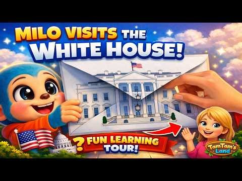 White House Tour for Kids (Fun Facts!) | Milo & Miss Tammy Visit Washington DC
