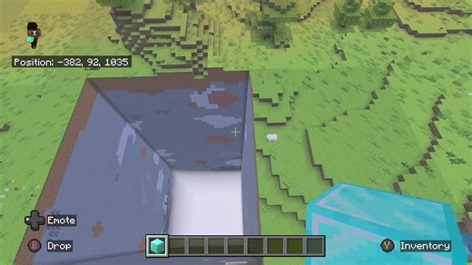 Placing a Diamond Block for Every Follower in Minecraft