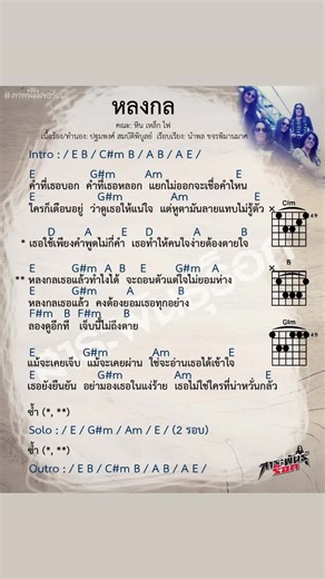 #ภาพนี้มีคอร์ด #หลงกล #หินเหล็กไฟ #สาระพันธุ์ร็อก https://youtu.be/u_PVE5qictE