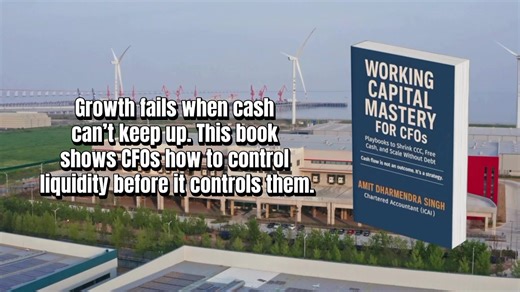Cash flow is not an outcome. It’s a leadership decision. Working Capital Mastery for CFOs shows how to turn receivables, payables, and inventory into a coordinated system that protects liquidity and supports growth without borrowing or restructuring. Written from real CFO experience, this book delivers practical frameworks to control cash, shorten cycles, and align finance with operations. #cashflowstrategy #workingcapital #cfoleadership #financetransformation #businessgrowth