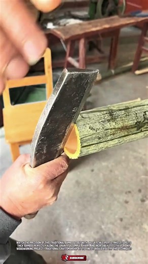 Traditional Bamboo Splitting Tool for Bamboo Craft