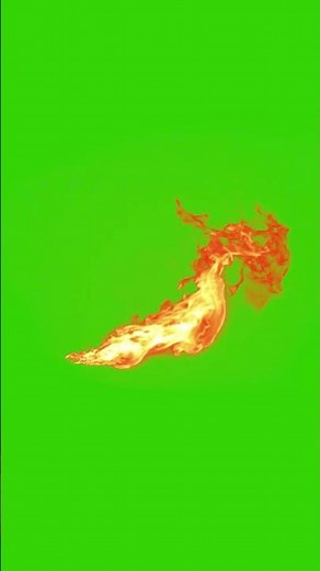 🔥 Looping Fire Green Screen VFX | Free No Copyright HD Effect