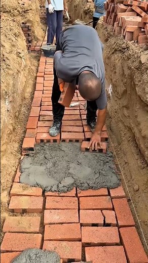 House brick making process