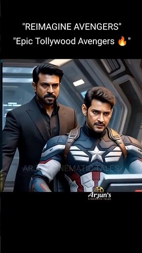 Reimagine Avengers in Tollywood Style 💥 Prabhas as Thor, Mahesh Babu | Viral Edit #shorts #prabhas